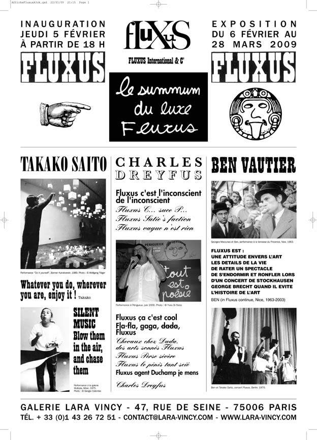 Charles DREYFUS - Takako SAITO - BEN VAUTIER